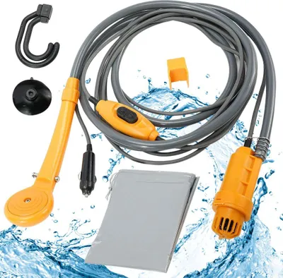 Immagine prodotto di Verk 10083 Doccia da viaggio per auto 12v