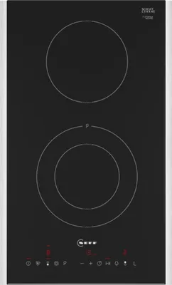 Produktbild von Neff T13TDF9L8, N 70, Domino-Kochfeld, Elektro, 30 cm, Schwarz, Mit Rahmen aufliegend