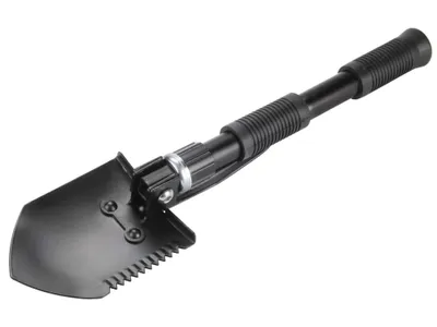 Obrázek produktu pro Lopatka skládací s motyčkou, délka 40cm, šířka 9,5cm, s nylonovým pouzdrem EXTOL-PREMIUM
