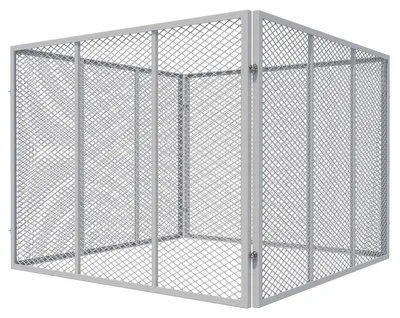Productafbeelding van Compostbak Tuincomposteerder Metaalgaas - 800 liter - 100 x 100 x 80 cm