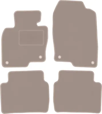 Immagine prodotto di Tappetini auto in velluto per Mazda CX-5 II SUV (2017-) - set di tappetini LUX beige (4 pezzi)