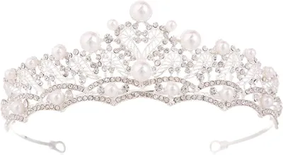 Produktbild von Brautdiadem, Silber, Prinzessin Tiara, für Hochzeiten