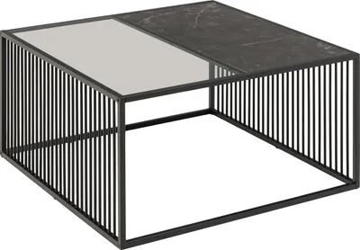 Produktbild von Couchtisch Strington 80x80 cm - schwarz