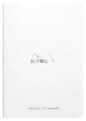 Produktbild von Rhodia  Heft A5 48Bl DOT 80g weiss