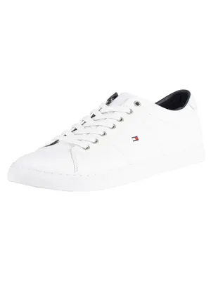 Produktbild von Tommy Hilfiger 8719704932143, Männlich, Erwachsener, Modische Sneakers, Weiß, Schnürverschluss, Alle Jahreszeiten