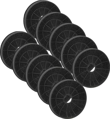 Produktbild von vhbw 10x Aktivkohlefilter Ersatz für Amica KF 17146 für Dunstabzugshaube - 16 cm