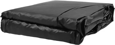 Produktbild von Runde PVC-Poolabdeckung für 305 cm, 366 cm und 457 cm, schwarze Solarfolie mit 30 cm Überstand zur Reduzierung von Schmutz und Wärmeverlust