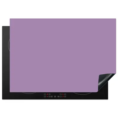 Obrázek produktu pro KitchenYeah® Kryt varné desky interiér - fialový - barvy - barva - jednobarevný, 75x52cm, dekorace do kuchyně, keramický kryt varné desky, kryt varné desky