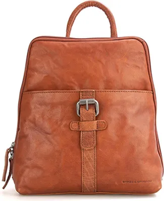 Immagine prodotto di SPIKES & SPARROW Pelle zaino per il tempo libero zaino Bronco Backpack Brandy marrone
