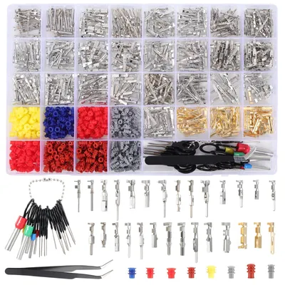 950-teiliges Kabelstecker-Set, 1–3,5 mm, Crimpstecker, wasserdicht