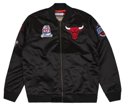 Produktbild von Mitchell & Ness NBA Satin Bomber Jacket Chicago Bulls black L