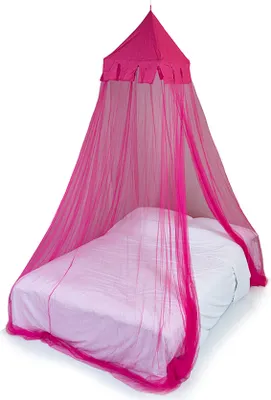 Produktbild von Deconet Moskitonetz Schloss - Topframe 50x50cm/ 1250cm Umfang FUCHSIA