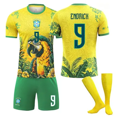 Produktbild von #9 ENDRICK Brazil Special Edition 2026 World Cup football jersey for Kids and Adults SIZE:18