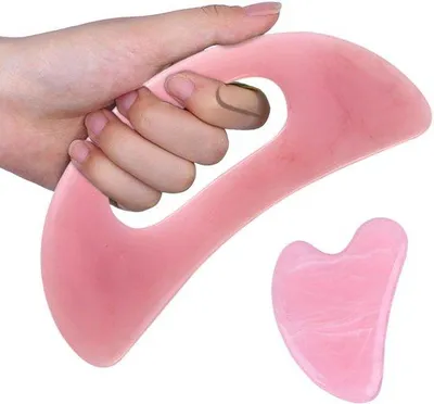 Imagen del producto de Dos masajeadores de guasha para todo el cuerpo, raspadores de guasha anti-celulitis, herramienta de masaje de guasha para piernas, espalda, rostro y cuello, para la relajación muscular y la reducción de la fatiga.
