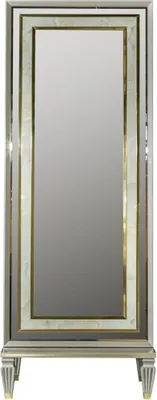 Immagine prodotto di Specchio Grigio Corpo Dimensioni Specchio moderno in piedi Metallo Specchio in piedi Camera da letto Nuovo