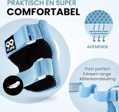 Immagine prodotto di Accessori per la protezione delle ginocchia per bambini, set da 6 pezzi, protezioni per pattinatori in linea