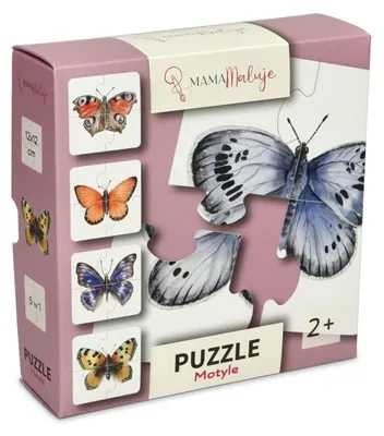 Productafbeelding van Puzzel "Motyl" met 4 stukjes, voor kinderen