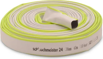 Produktbild von Ø 1 1/2 Zoll - 38 mm, 40 Meter Industrieschlauch | Bauschlauch | Flachschlauch
