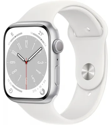 Produktbild von Apple Watch 8 41mm Alu silber/Sport weiß