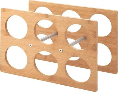 Immagine prodotto di Scaffale in legno - finitura color argento - 1 pezzo - 35 x 24 x 17,5 cm