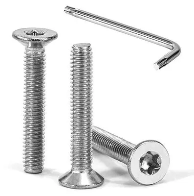 Zdjęcie produktu dla Wkręty łbem stożkowym torx M8X10 mm stal nierdzewna A2 20 szt.