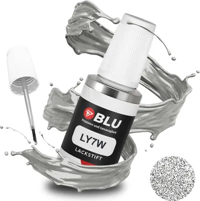 Produktbild von BLU Auto Lackstift Silber kompatibel für Audi LY7W Silbersee Lichtsilber | Auto Lack Reparatur Ausbesserungslack