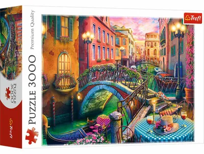 Zdjęcie produktu dla Trefl Puzzle 3000 el. Wieczór w Wenecji, 3000 szt., Miast