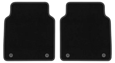 Produktbild von Velours-Fußmatten Hinten für Audi A8 D4 2010-2017 (Langversion) – 2-tlg, Schwarz, passgenau – Wielganizator LUX