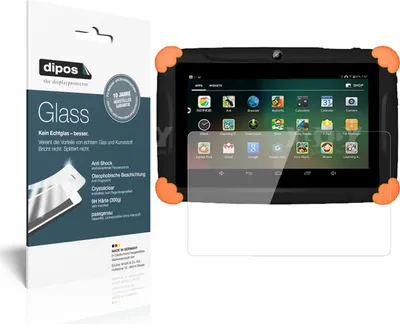 Produktbild von 2x Schutzfolie für XGODY T703 7 Zoll - Anti-Shock 9H Folie dipos Glass Kunststoffglas