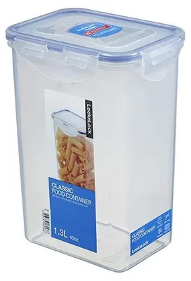 Productafbeelding van Bewaardoos voedselcontainer - Rechthoekig - 1,3 liter - Luchtdicht - BPA-vrij