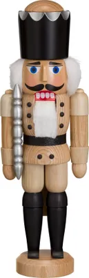 Produktbild von König natur (29cm) Nussknacker von Seiffener Volkskunst