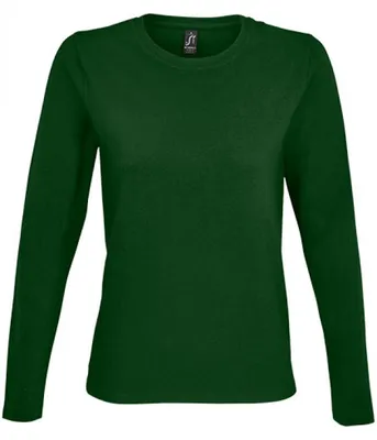 Produktbild von SOLs 02075 | Damen Long-Sleeve T-Shirt Imperial - Farbe: Bottle Green - Größe: M