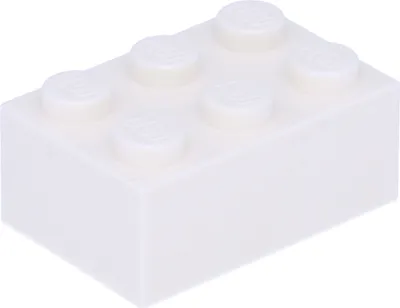 Immagine prodotto di Mattoncini Lego® 2x3 3002 - 1 pezzo bianco