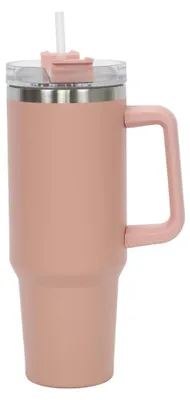Obrázek produktu pro Velký termohrnek z nerezové oceli, 1,2 l, růžový