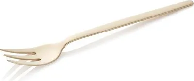 Produktbild von 24x Dessertgabel ALEX CHAMPAGNE, mit champagner, matte PVD Beschichtung, 16 cm, Chromnickelstahl 18/10
