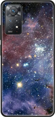 Produktbild von König Design Hülle kompatibel mit Xiaomi Redmi Note 11E Pro Kunststoff Soft Handyhülle - Handy Case Universum