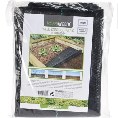 Produktbild von Unterbodengewebe 100g/m² wasserdurchlässig UV-beständig 1x10m Schwarz