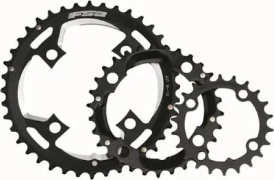 Image de Plateau VTT FSA Comet à 4 branches, 68 mm x 22 dents, noir - Modulaire et léger