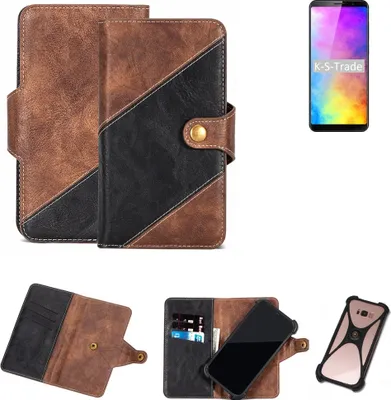 Produktbild von K-S-Trade Handy Hülle Schutz Hülle Schutzhülle Bookstyle Case kompatibel mit Cubot Power Handy Cover Hülle Schutztasche 1x