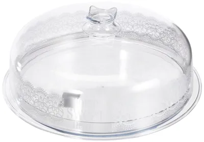 Immagine prodotto di HOMe Cosmoplast Copritorta Homesweethome In Polistirene Trasparente Cm 26