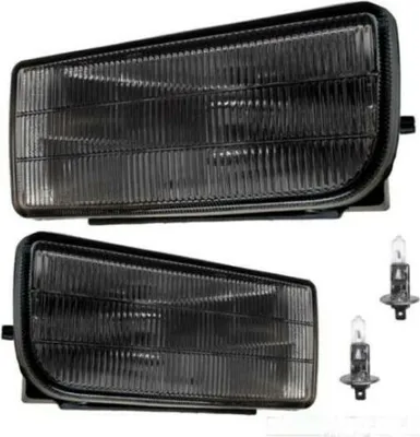 Produktbild von 2x Nebelscheinwerfer in SCHWARZ Birnen H1 Links + Rechts für BMW 3er E36 (alle)