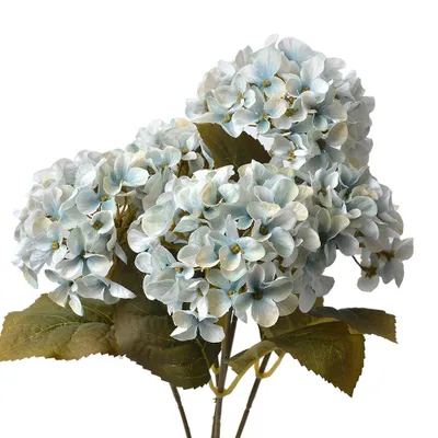 Image de Clayre & Eef Fleur artificielle Hortensia 45 cm bleu plastique
