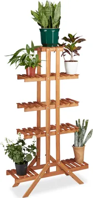 Produktbild von relaxdays Blumentreppe 5 Ebenen