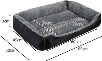 Image de Lit pour chien Rembourré pour chiens de petite et moyenne taille Lavable Doux Chaud Lit pour animaux 24288