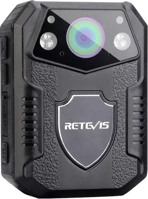 Obrázek produktu pro Retevis RT77 Body Camera Mini HD 1080P 21MP Policejní kamera Nositelná videokamera 150° zorné pole Zabezpečení IR noční vidění Detekce pohybu 2650mAh (16GB)