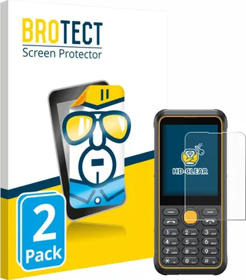 Produktbild von 2x Für Ulefone Armor Mini 4 Schutzfolie BROTECT Displayschutz Display Schutz Folie Klar Transparent