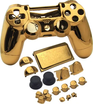 Image de Housse de protection galvanisée pour PS4 Slim(Or)