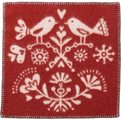 Produktbild von Klippan Freude Wollsitzauflage aus Schurwolle 43x43 cm: rostrot Farbe: rostrot