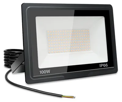 LED-Strahler 100 W 10.000 lm IP66 kaltweiß für Außen