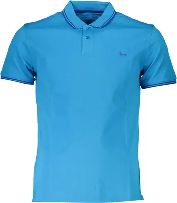 Produktbild von Harmont Herren-T-Shirt mit Kragen Olayinka Blau M